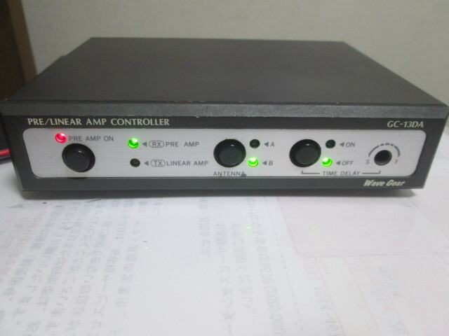 アンテン・PRE/LINEAMPコントローラーGC-130A通電確認・現状ジャンク扱いでの出品・送料５２０円_画像2