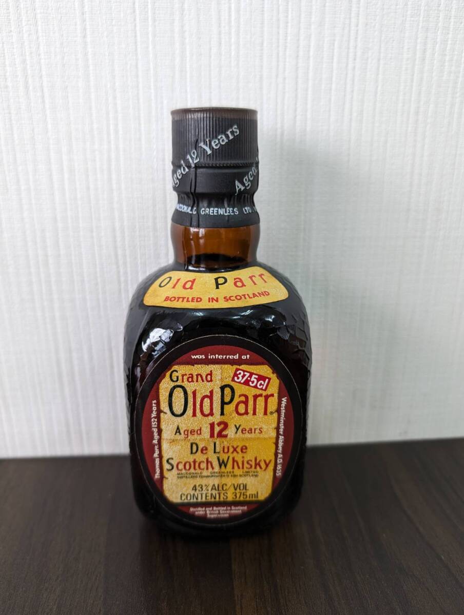 [未開封/未開栓] Grand Old Parr オールドパー 12年 デラックス 43％ 375ml ハーフボトル スコッチ ウィスキー 古酒 同梱可_画像2