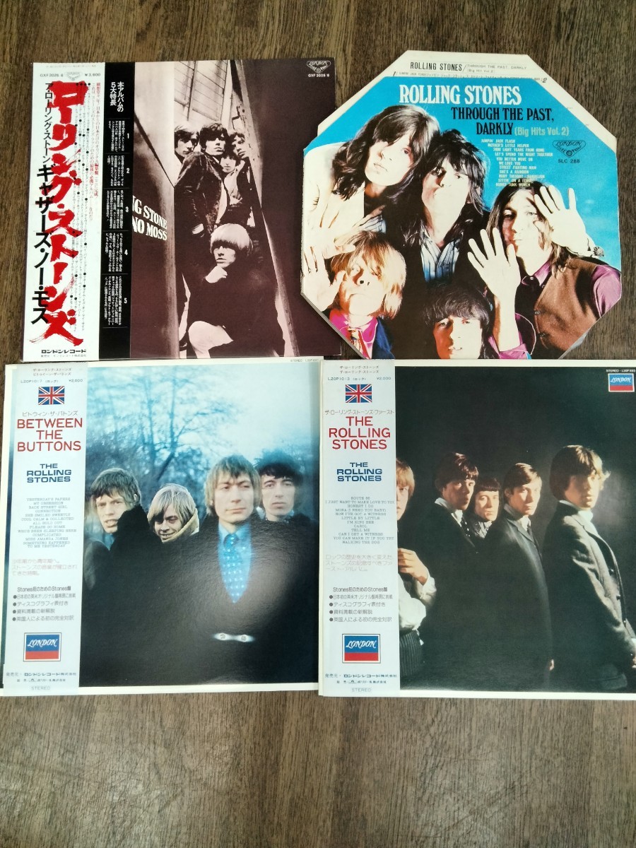 THE ROLLING STONES. 国内盤LP4枚、1st ギャザーズノーモア、他 ローリング ストーンズ_画像1