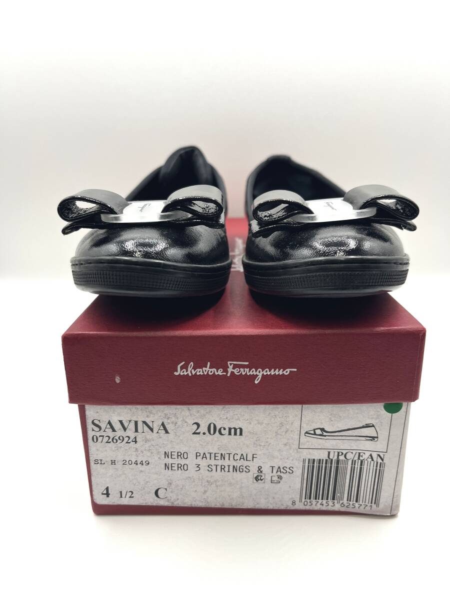 Salvatore Ferragamo フェラガモ ヴァラ SAVINA バレリーナ Salvatore Ferragamo フェラガモ ヴァラ SAVINA バレリーナ
