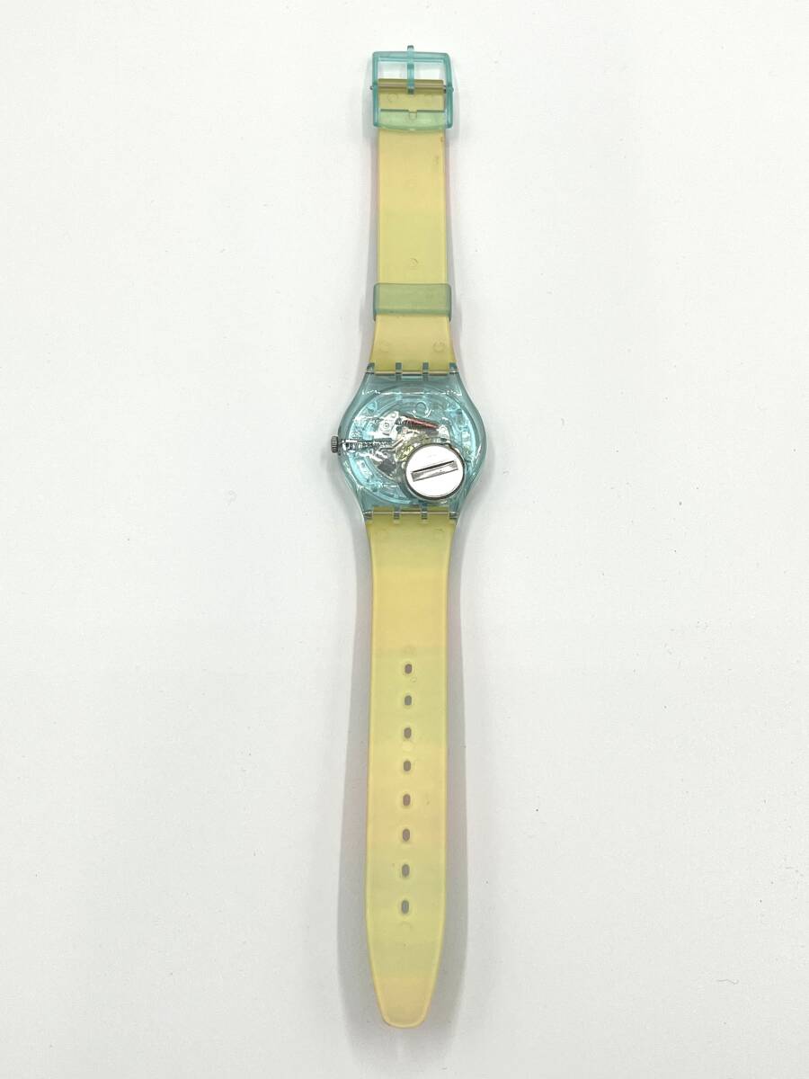 【電池切れ】Swatch　スウォッチ 　クォーツ 腕時計　カラフル　レインボー　裏スケ　ケース：3.1_画像4