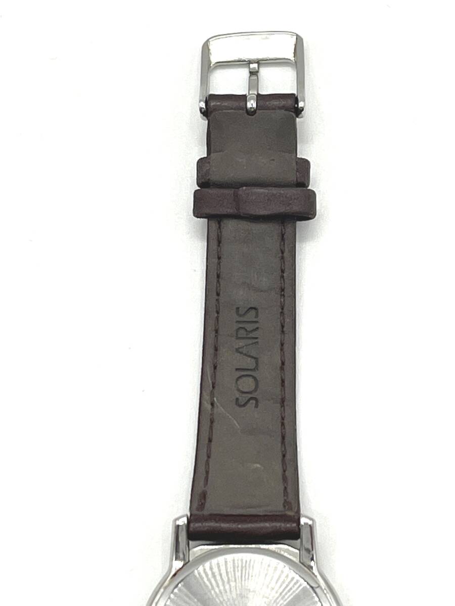 【電池切れ】銀座 WAKO レディース クォーツ腕時計 サーモンピンク文字盤 1F21-0L6Aの画像9