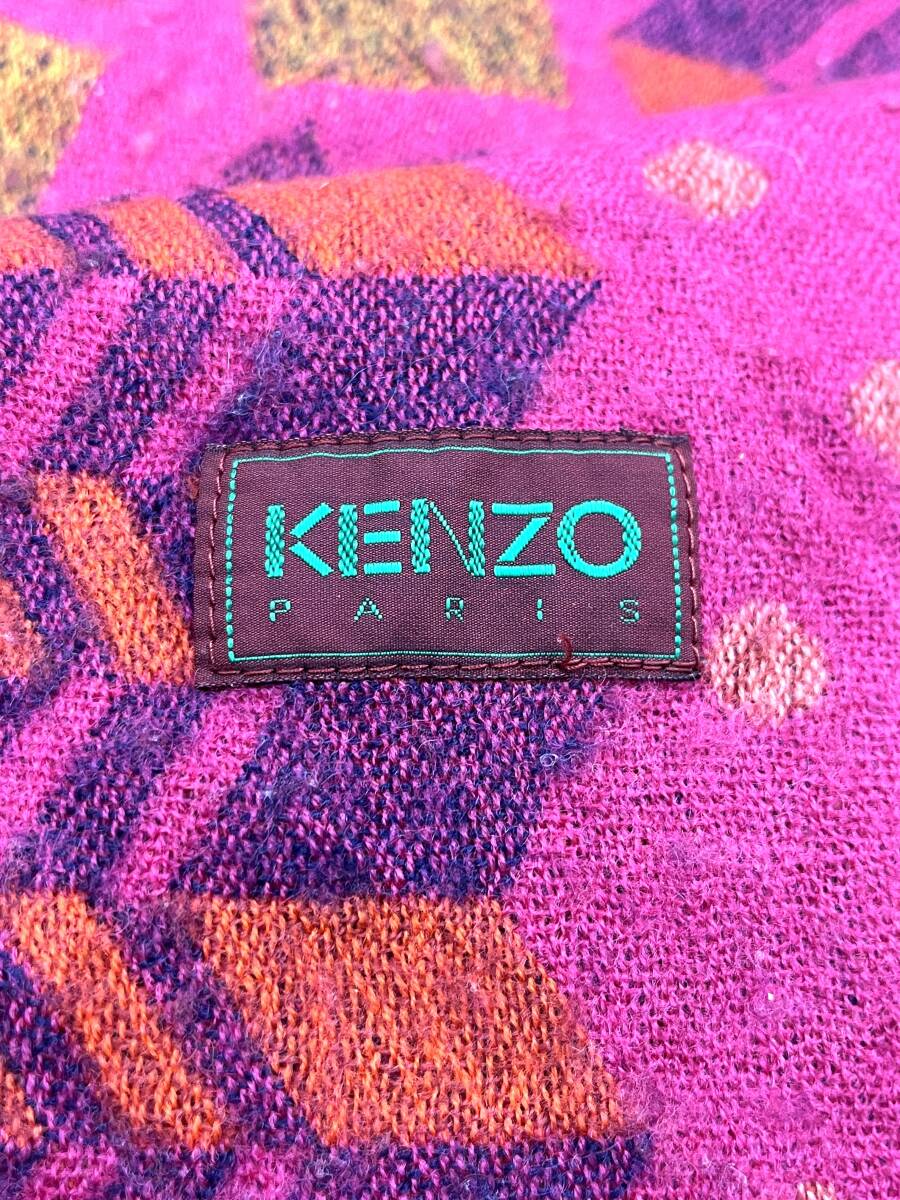 KENZO Kenzo muffler розовый серия красочный женский общая длина 150 ширина 47