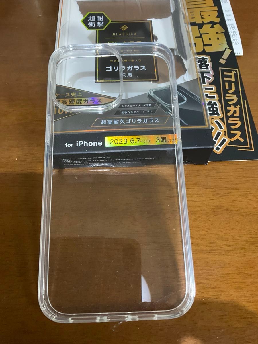 iPhoneケース　15pro max クリア