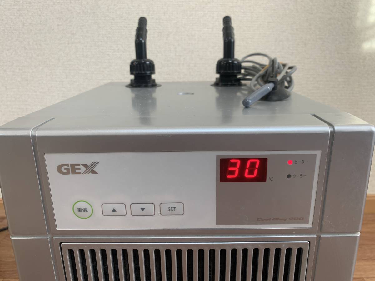 GEX クーラー クールウェイ200 (Cool Way 200)　水槽クーラー　通電確認のみ　ジャンク出品_画像8