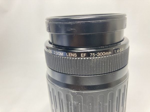 カメラレンズ ズームレンズ Canon キヤノン EF 75-300mm 1:4-5.6 1.5m/4.9ft 0221_画像6