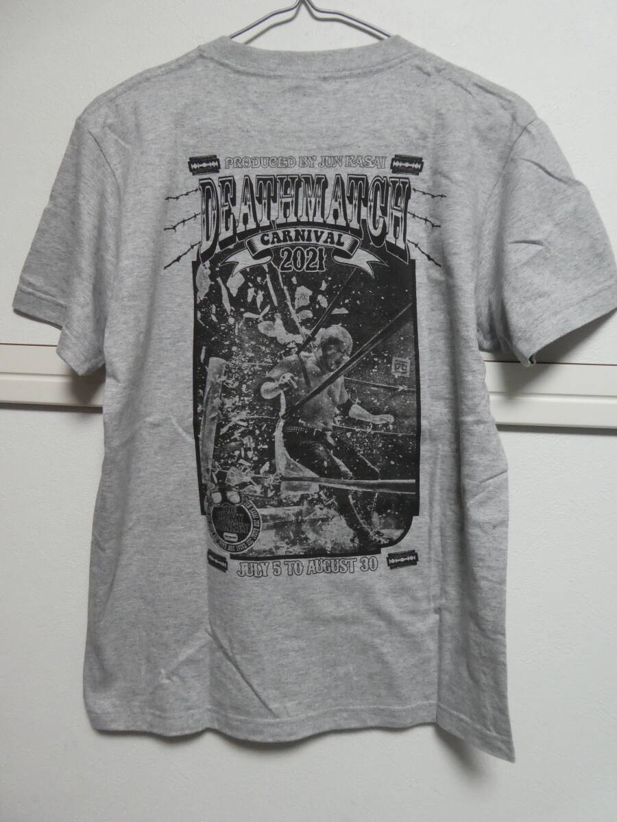 貴重　葛西純　CRAZYMONKEY　JUNKASAI　グレー　S　Tシャツ　プロレス_画像6