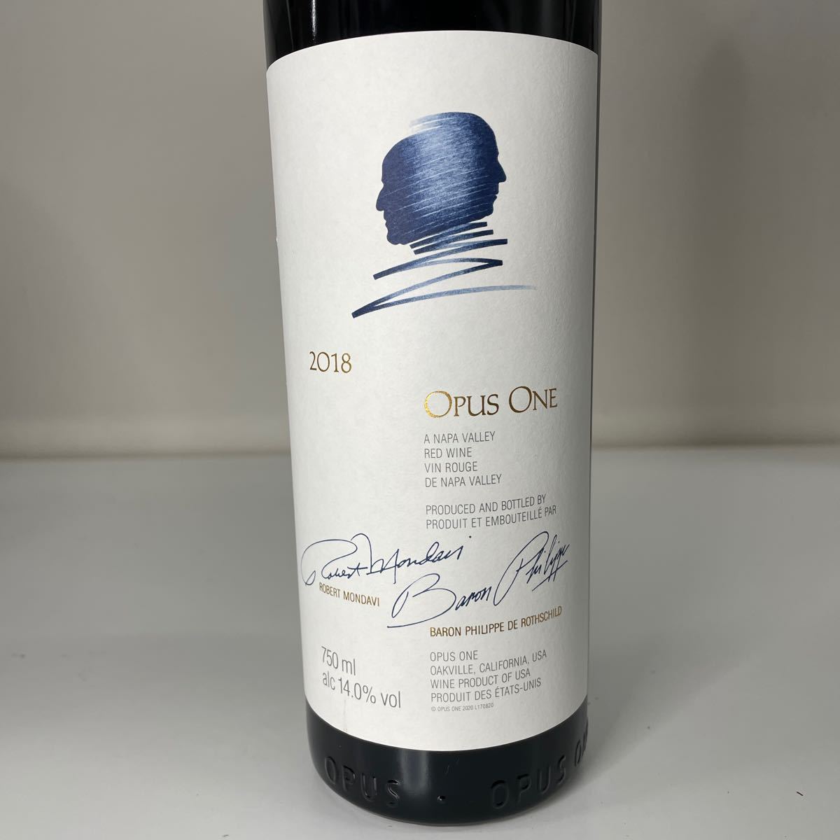 S324/【個人保管品】OPUS ONE オーパスワン 2018 750ml alc14% ワイン 赤 未開栓 アメリカ産 果実酒 _画像3