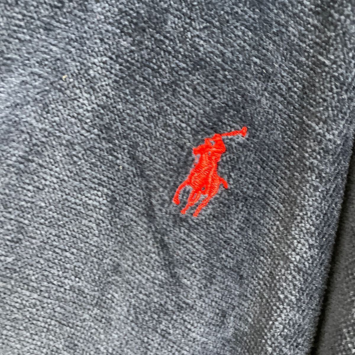 A3/【中古品】Ralph Lauren ラルフローレン バスローブ パイル コットン ネイビー フリーサイズ ファッション お風呂グッズ ラルフ メンズの画像3