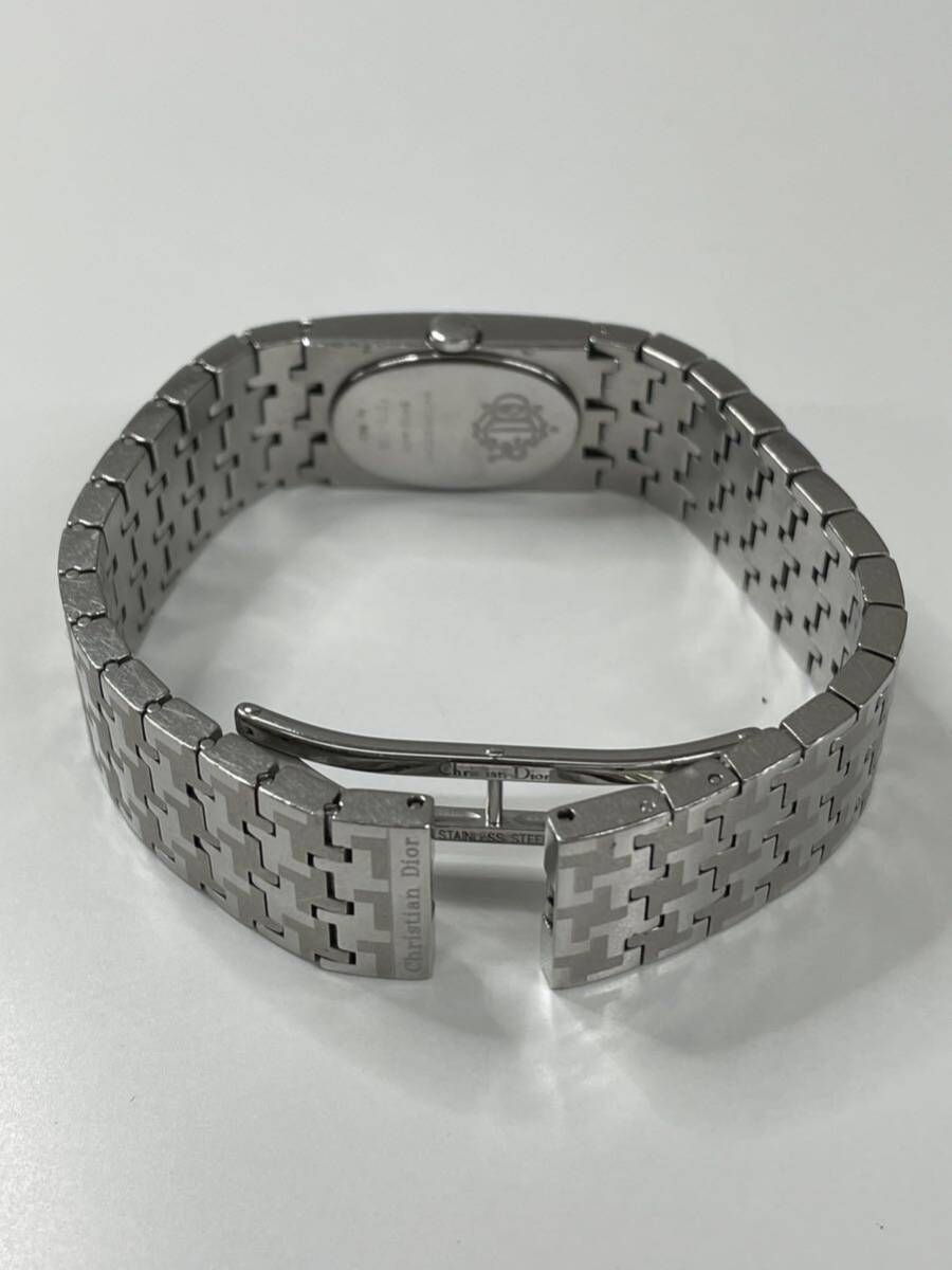 U0390/【中古品】Dior ディオール ミスディオール 腕時計 D70-100 クォーツ ステンレス 白文字盤 バングル レディース ファッション時計の画像6