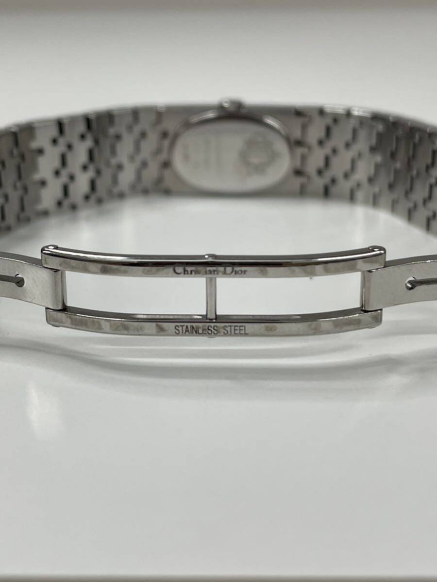 U0390/【中古品】Dior ディオール ミスディオール 腕時計 D70-100 クォーツ ステンレス 白文字盤 バングル レディース ファッション時計の画像9