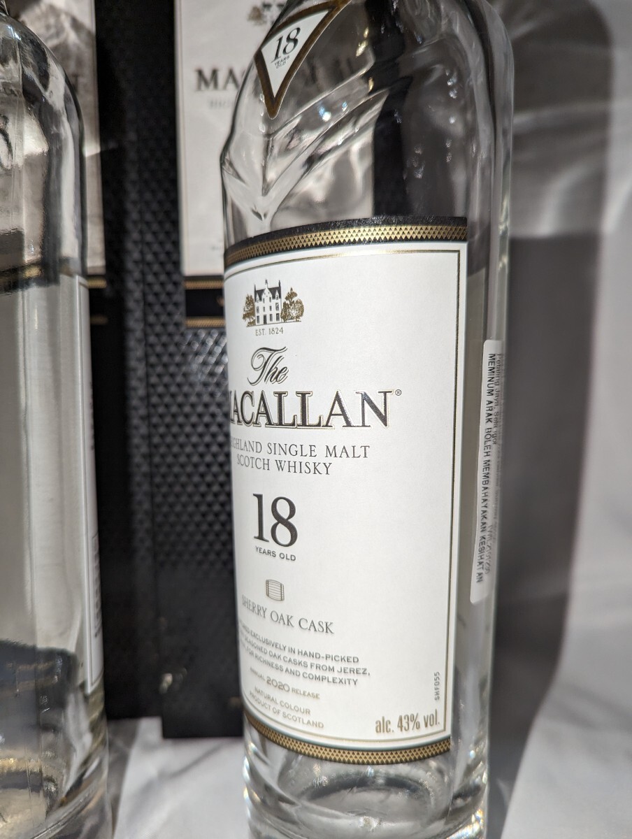 マッカラン 18年 美品 空瓶 箱付 MACALLAN スコッチウイスキー サントリー_画像3