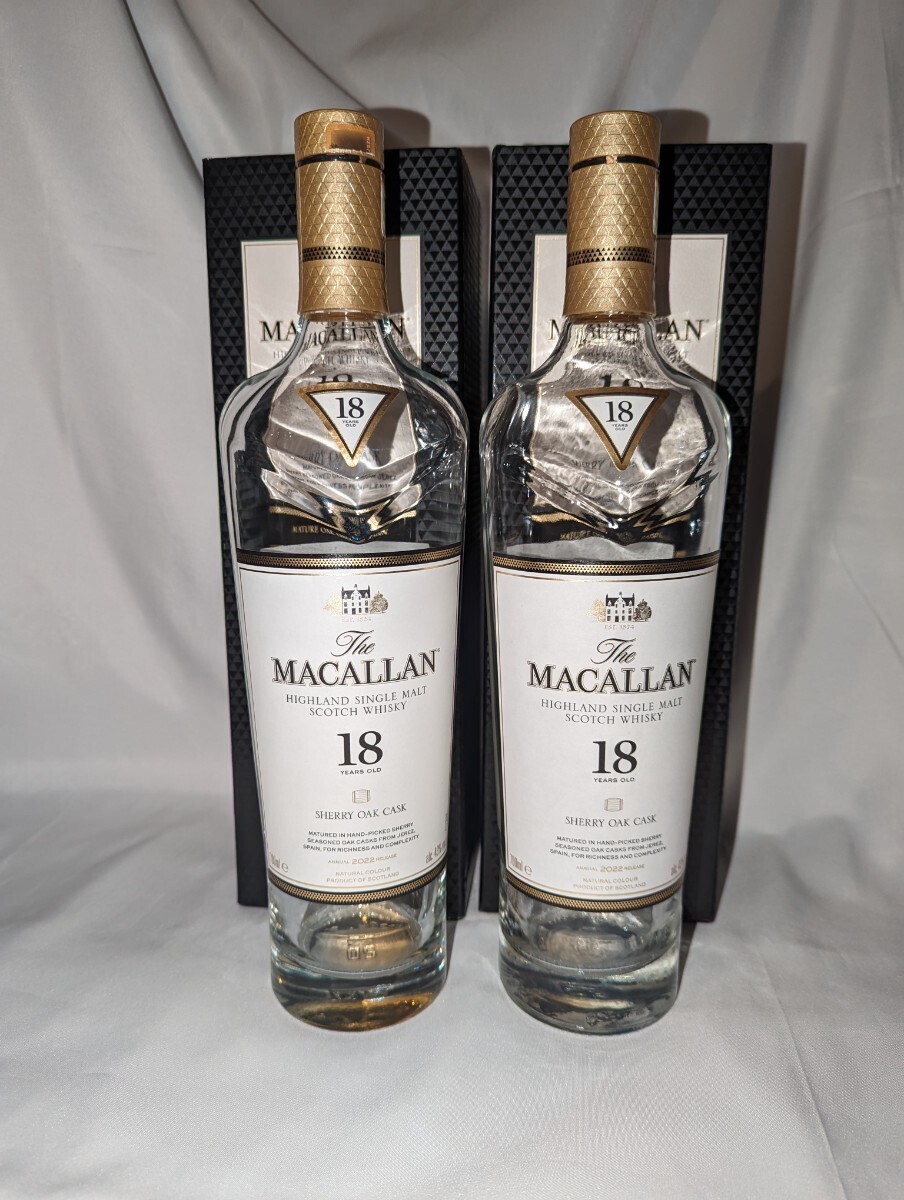 美品　マッカラン 18年 空瓶 箱付 MACALLAN スコッチウイスキー サントリー_画像1