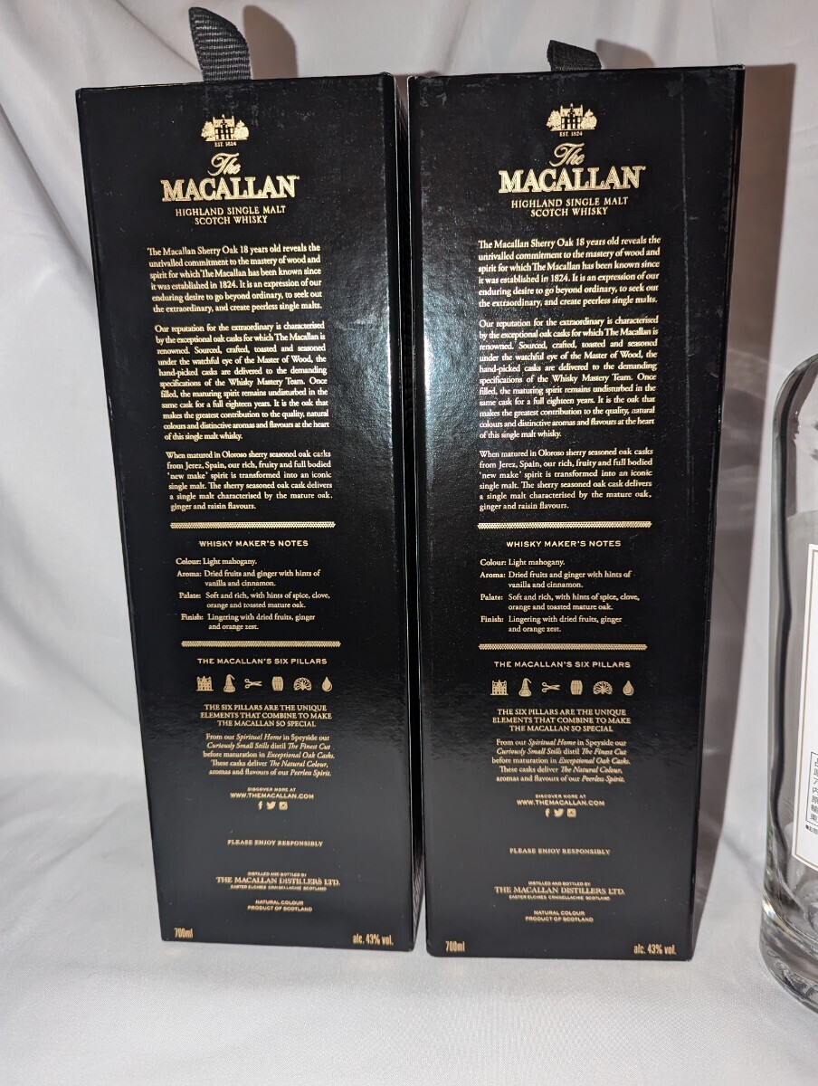 美品　マッカラン 18年 空瓶 箱付 MACALLAN スコッチウイスキー サントリー_画像6