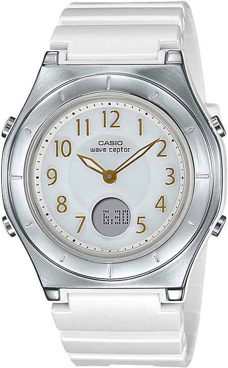 [カシオ] 腕時計 ウェーブセプター 【国内正規品】電波ソーラー LWA-M145-7AJF レディース ホワイトの画像1