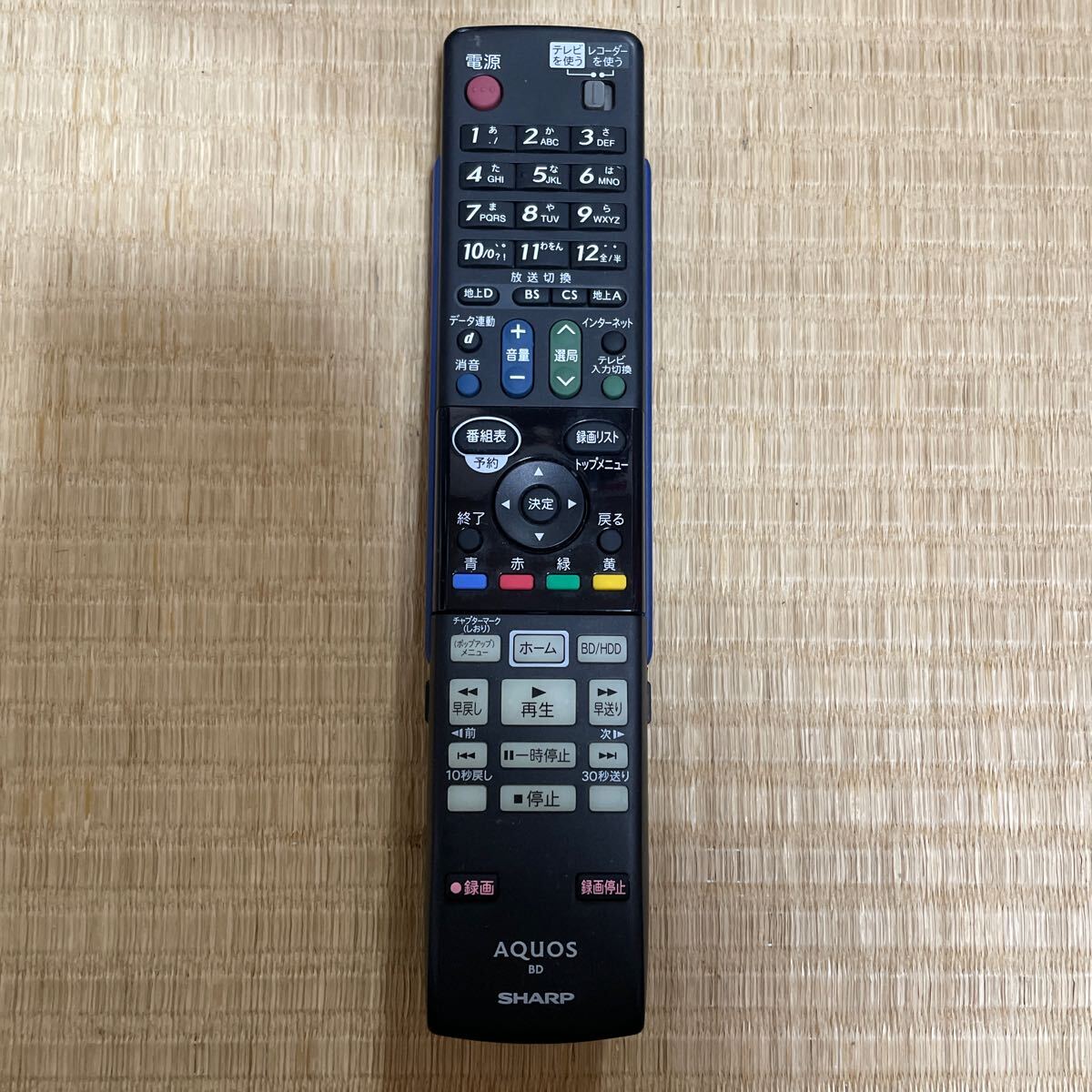 動作確認済み【SHARP】◆AQUOS◆ GA869PA TV テレビリモコン シャープ アクオス 中古3_画像1