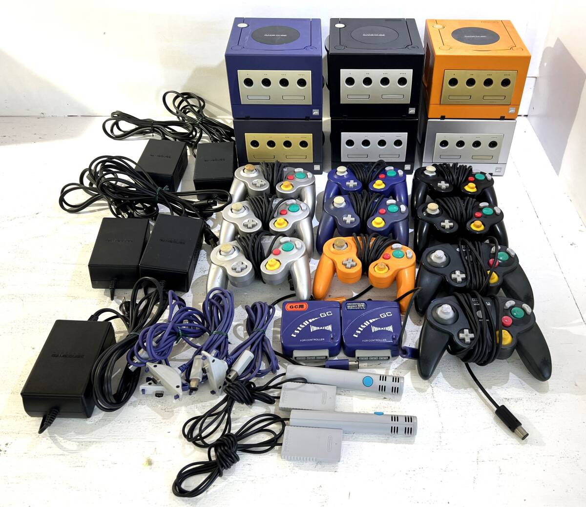 【ジャンク品/120】任天堂 ゲームキューブ 本体 コントローラー 周辺機器 まとめセット_画像1