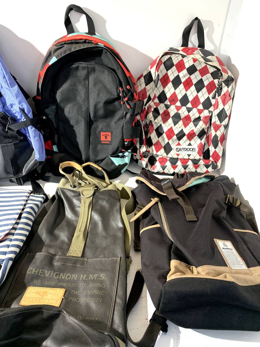 【中古/140】リュック サコッシュ トート 他 THE NORTHFACE CHUMS Manhattan Portage OUT DOOR 他 まとめ セット_画像2