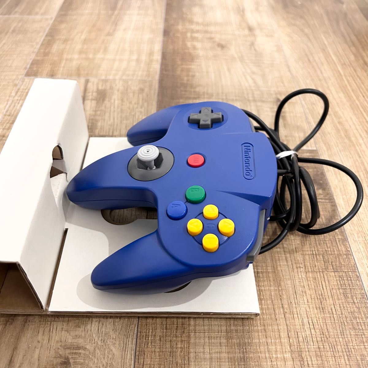Nintendo64 コントローラーブロス　ブルー ニンテンドー