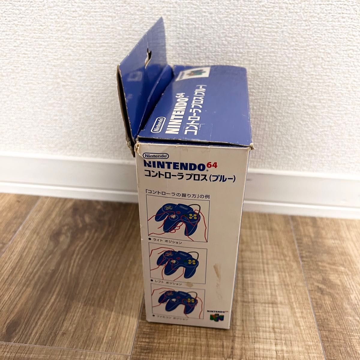 Nintendo64 コントローラーブロス　ブルー ニンテンドー