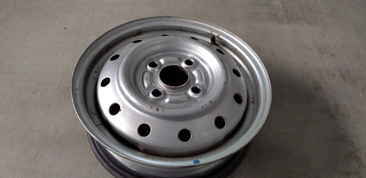  steel wheel 4 pcs set!13×4.00B 4 hole PCD100