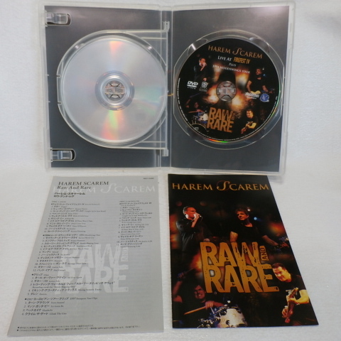 ＜美品＞　ハーレム・スキャーレム HAREM SCAREM　/　RAW AND RARE 　　(CD+DVD）　　国内正規セル版_画像3