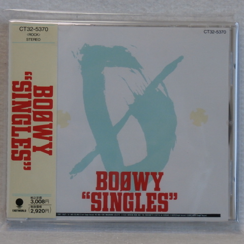 ＜美品＞ BOOWY / SINGLES  帯付  国内正規セル版の画像1