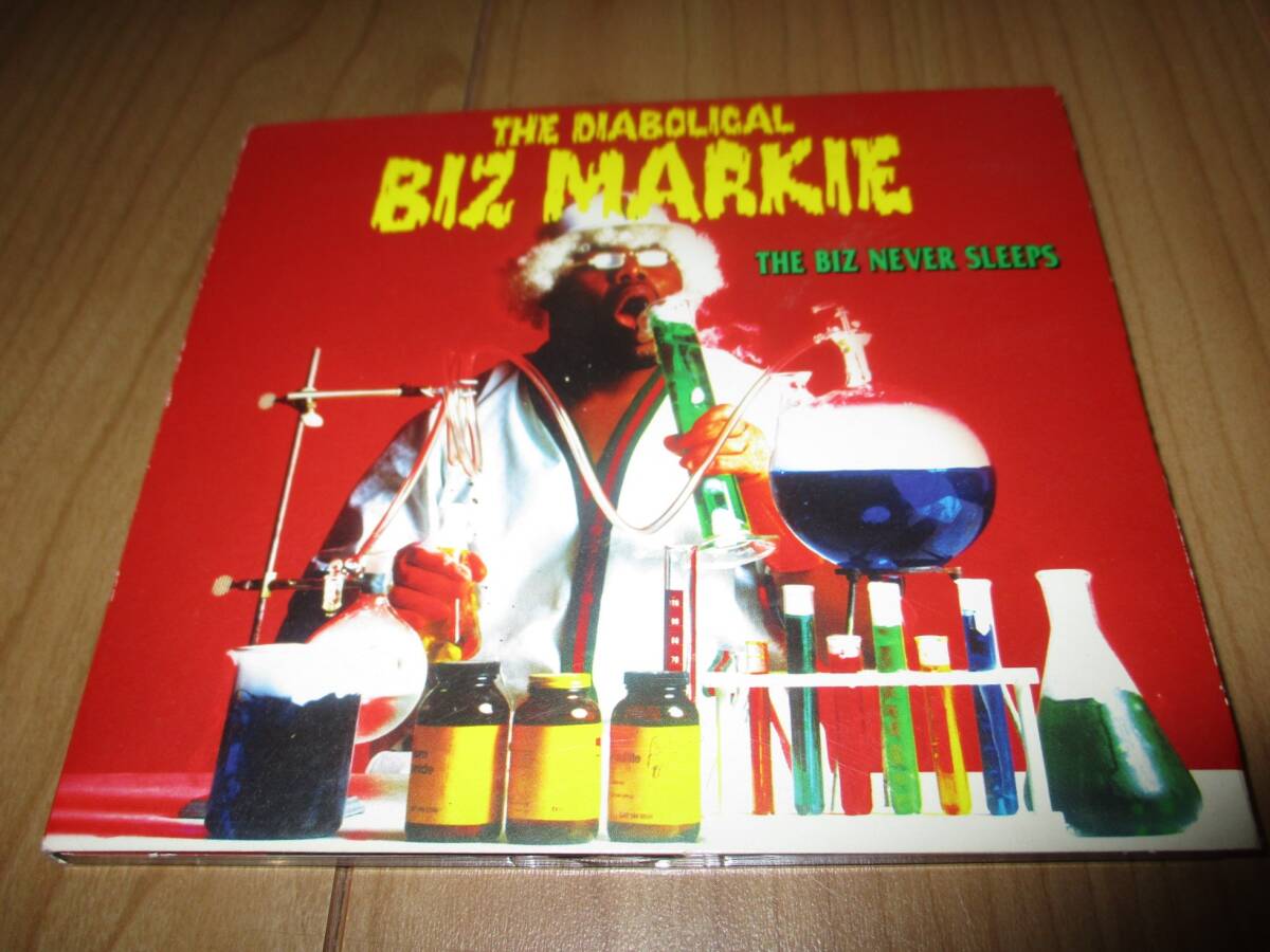 The Diabolical Biz Markie The Biz Never Sleeps　ビズ・マーキー　国内中古盤　歌詞　日本語訳　ボーナストラック付_画像1