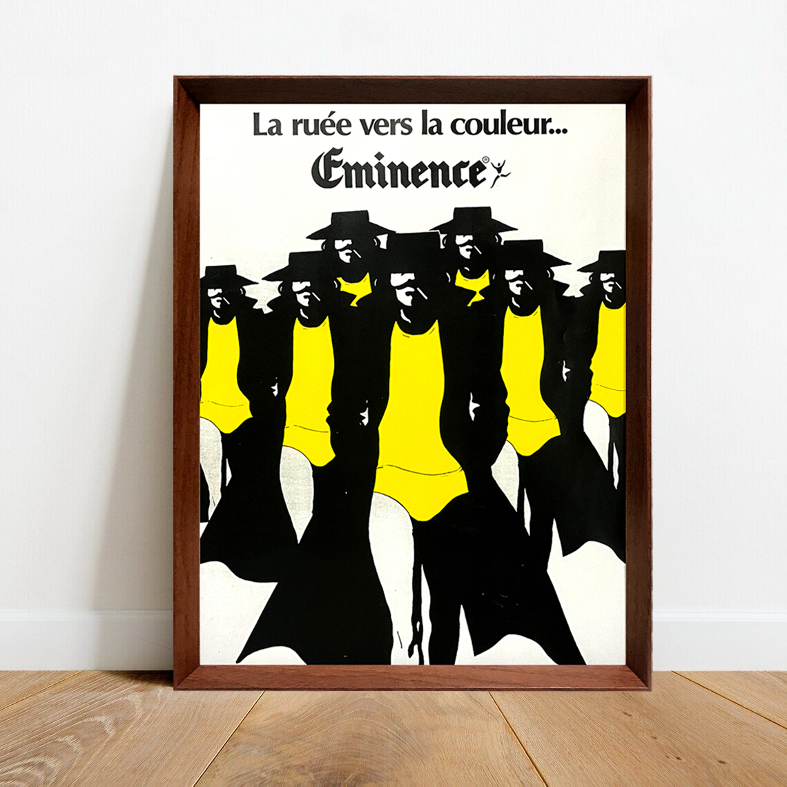 ルネ・グリュオー Gminence 広告 ポスター 1960年代 フランス ヴィンテージ 【額付】 02_画像1