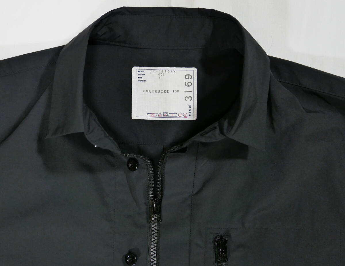 sacai サカイ Matte Taffeta L/S Shirt 1_画像6