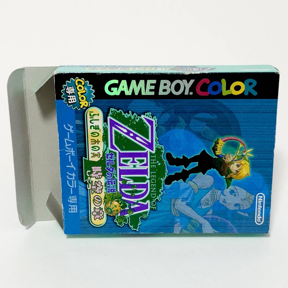 ゲームボーイ カラー専用 ゼルダの伝説 ふしぎの木の実 時空の章 痛みあり GameBoy Color The Legend of Zelda Oracle of Ages CIB Tested_画像4