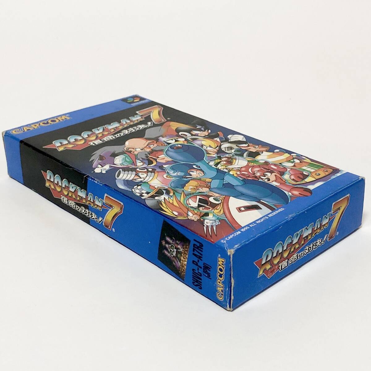 スーパーファミコン ロックマン７ 箱説付き 痛みあり カプコン Nintendo Super Famicom Rockman 7 / Mega Man 7 CIB Tested Capcom_画像5