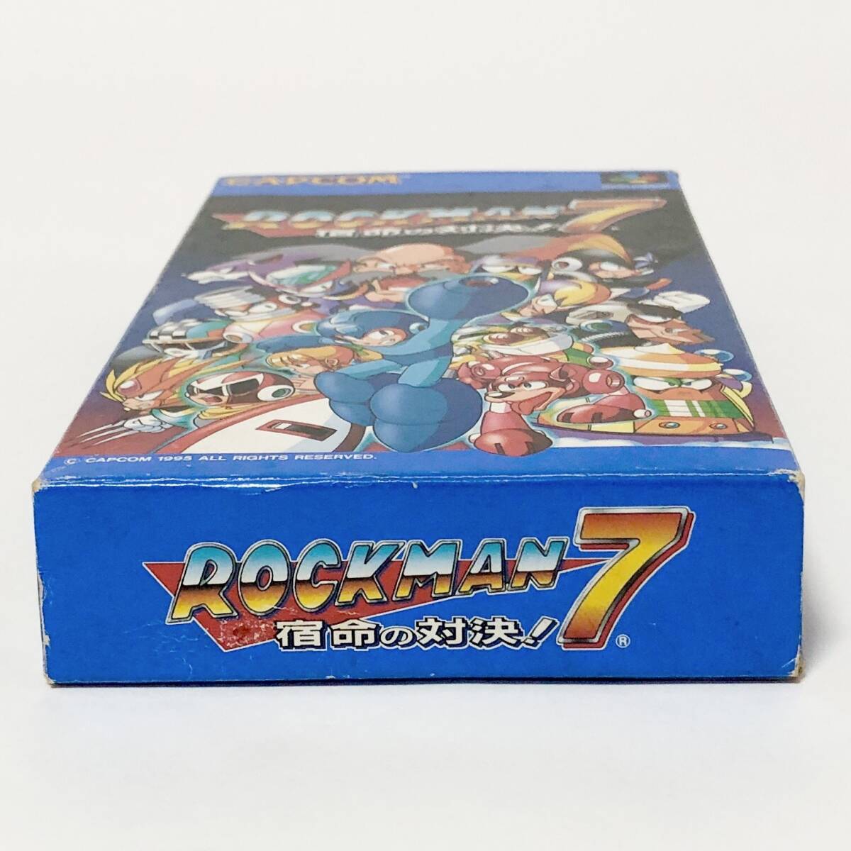 スーパーファミコン ロックマン７ 箱説付き 痛みあり カプコン Nintendo Super Famicom Rockman 7 / Mega Man 7 CIB Tested Capcom_画像7