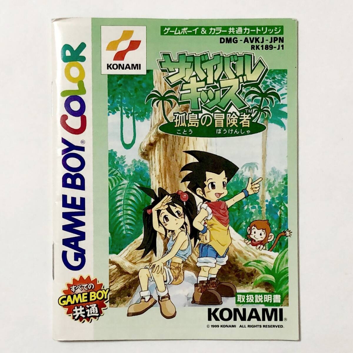 ゲームボーイ サバイバルキッズ 孤島の冒険者 箱説付き 痛みあり コナミ レトロゲーム Nintendo GameBoy Survival Kids CIB Konamiの画像9
