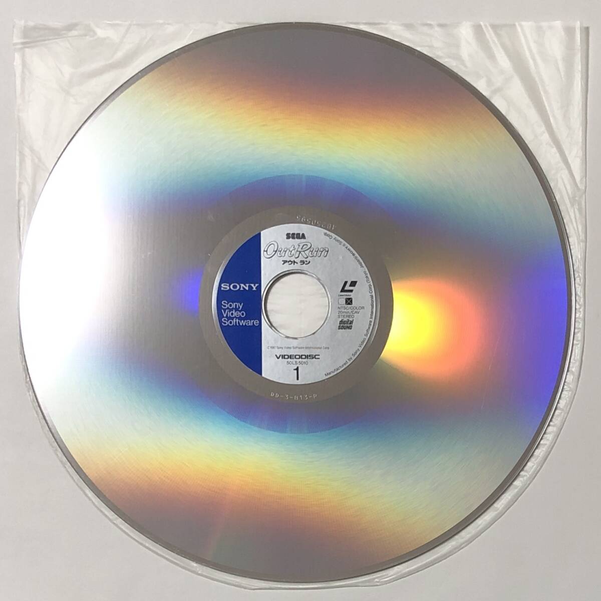 LD レーザーディスク アウトラン 帯付き 痛みあり セガ ソニービデオソフトウェア LaserDisc OutRun Sega Sony Video Software_画像10