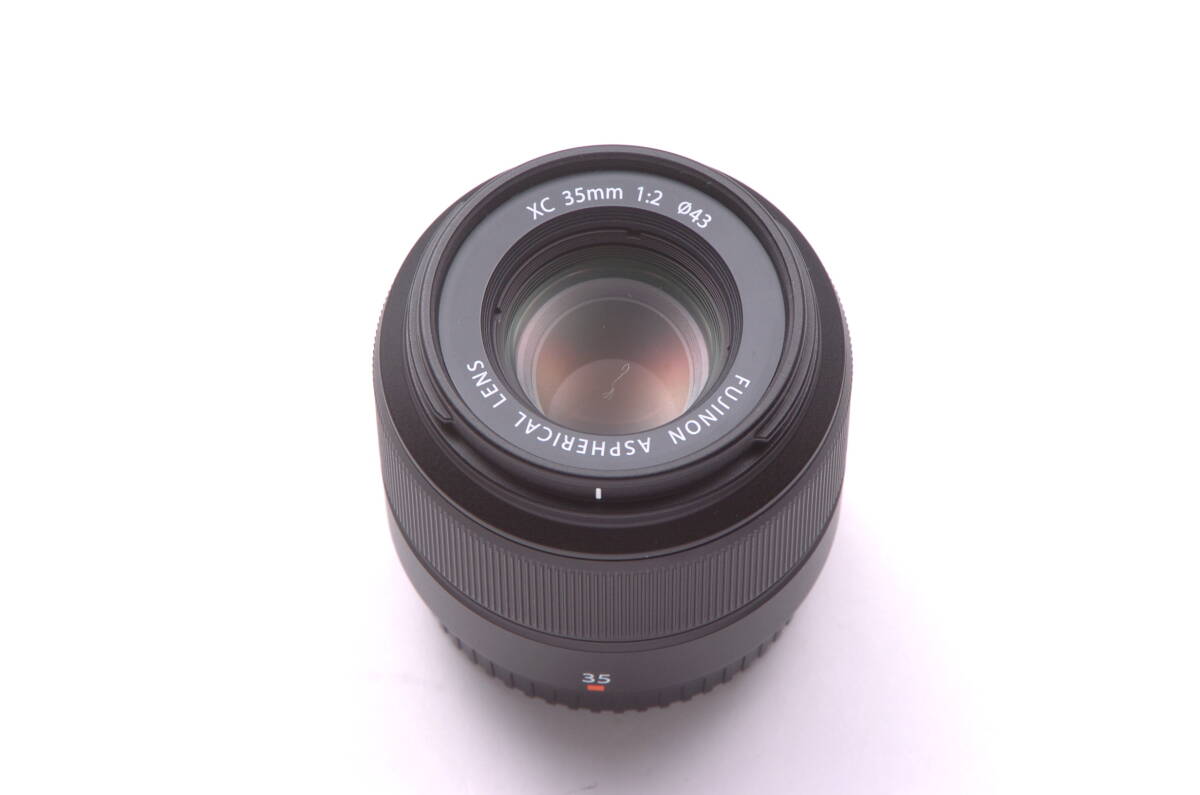 2月2日購入 メーカー保証 新品同様 フジノンレンズ XC35mm F2 + 純正 プロテクトフィルター PRF-43の画像4