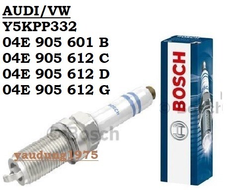 ★4本セット★ VWフォルクスワーゲン ポロ [6R1] DBA-6RCPT CPTA 純正OEM BOSCH スパークプラグ Y5KPP332_画像1