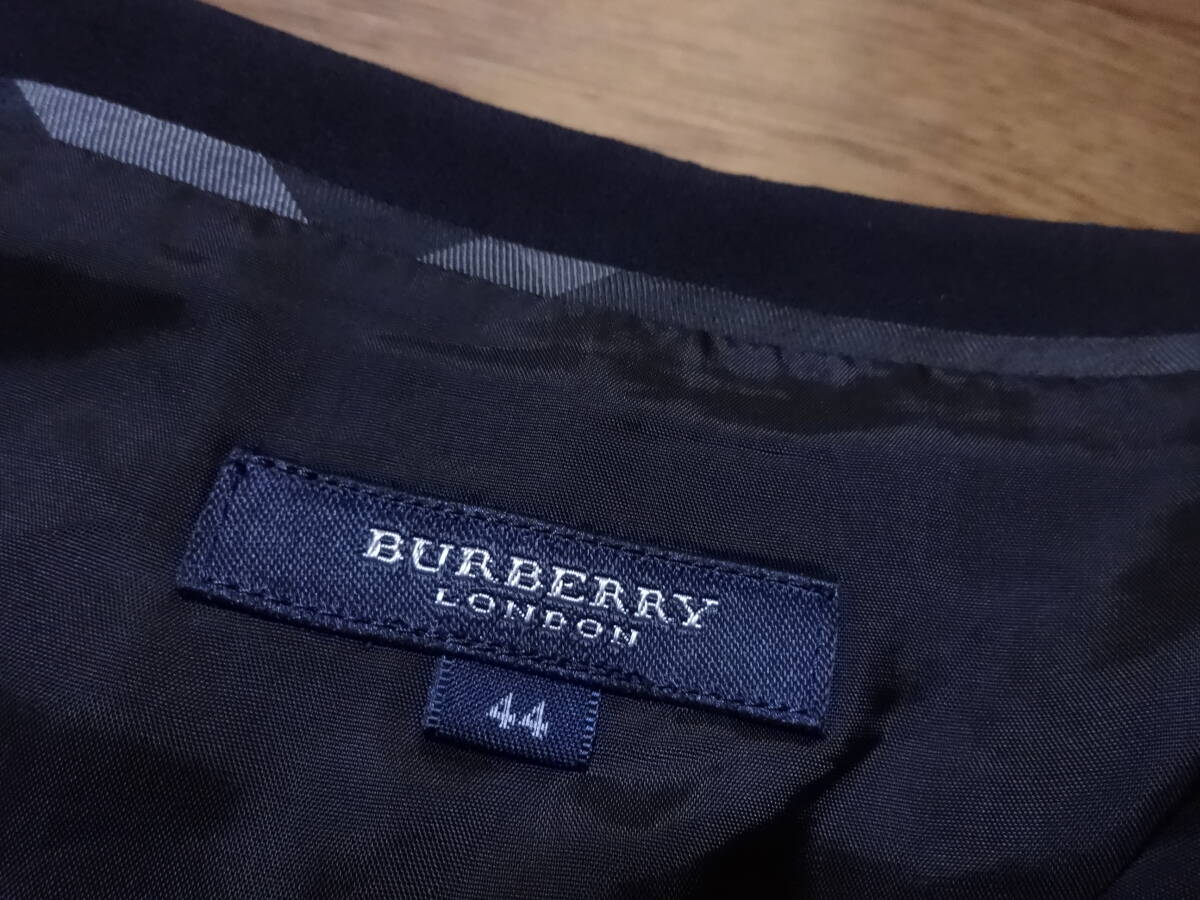 三陽商会♪【BURBERRY】濃紺ギャザースカート春44★バーバリー★新品同様♪_画像6