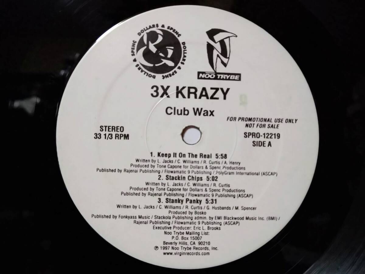 ★3X KRAZY club wax 2pac snoop dogg nate warren geto boys e-40 too short spice1 nwa dr dre eazy-e ice cube mc eiht scc g-rap funkの画像1