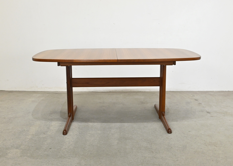 デンマーク Dyrlund チーク材 エクステンションテーブル 60年代ヴィンテージ/ウェグナー フィンユール アルネヴォッダー ハンスオルセンの画像2
