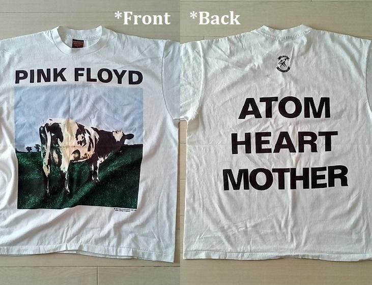 ★［ ＸL ］「 Pink Floyd Atom Heart Mother ピンクフロイド 原子心母 バンド ビンテージスタイル プリントTシャツ 」新品_画像1