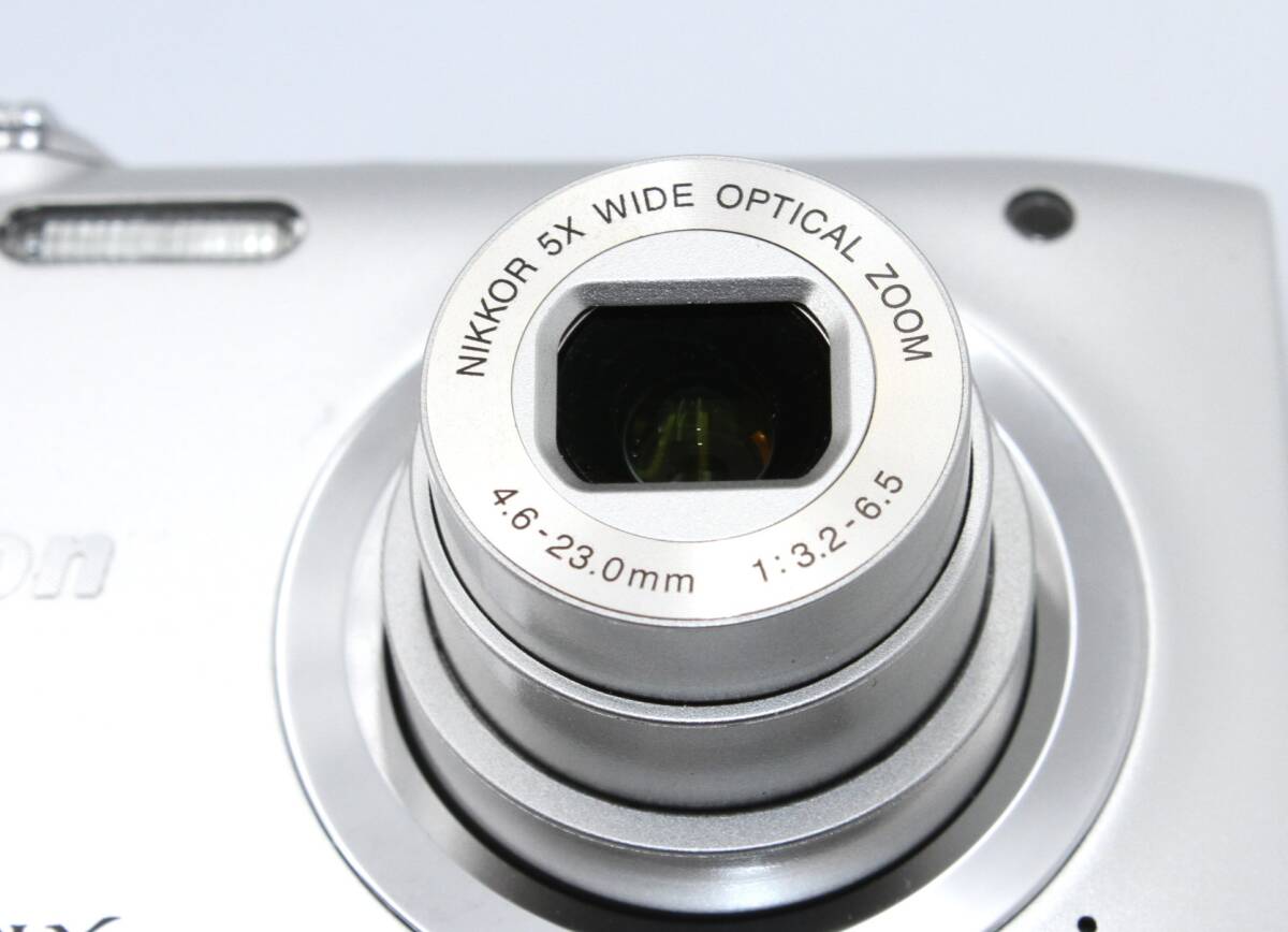 【美品】 Nikon ニコン COOLPIX クールピクス A100 カメラケース・SDカード付属_画像10
