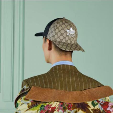 adidas x Gucci double-sided baseball hat ブラックM_画像4