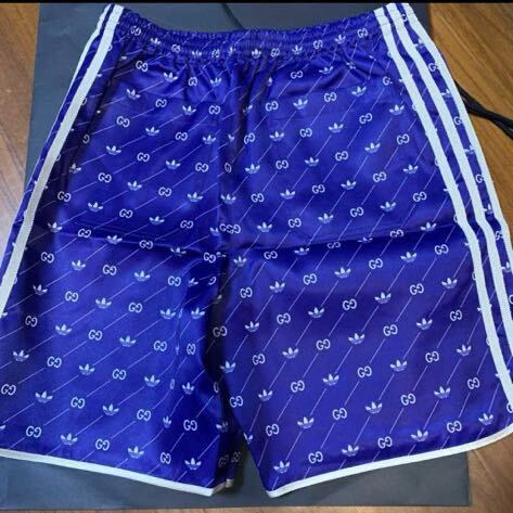 Gucci x adidas Trefoil Print Shorts Blue 44|Yahoo!フリマ Gucci x adidas Trefoil Print Shorts Blue 44|Yahoo!フリマ