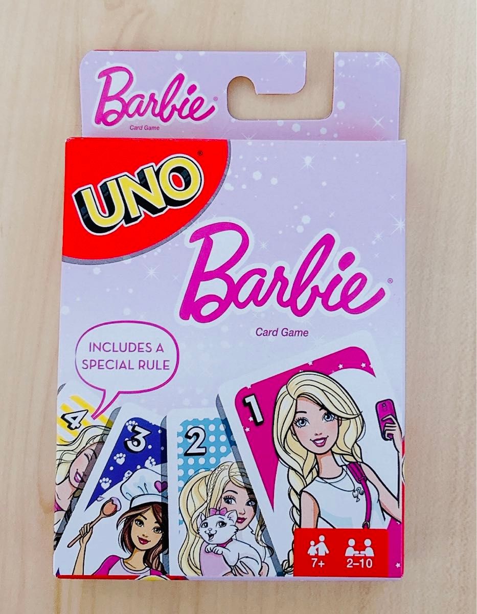 マテル社 未使用 Barbie UNO ウノ バービー カードゲーム