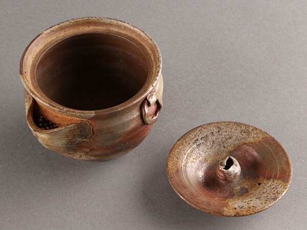 [K]. tea utensils era Bizen .. bin small teapot box attaching .. soup goods e567