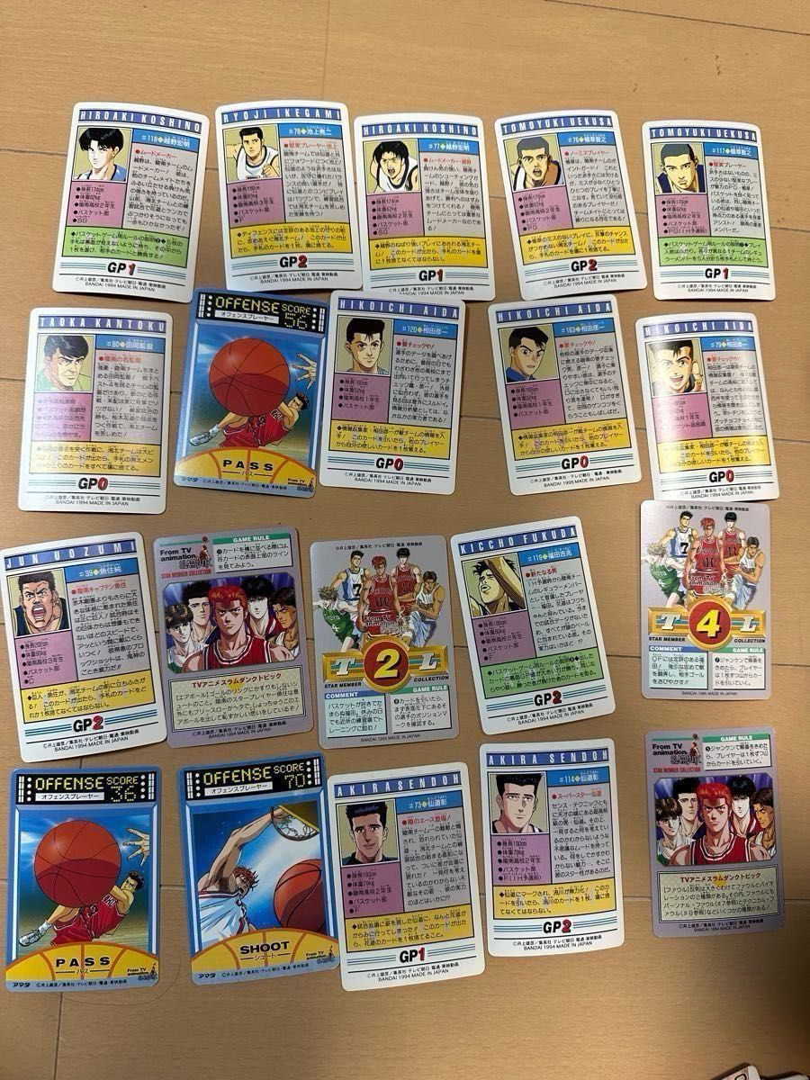 陵南メンバー 仙道/魚住/福田16枚 SLAM DUNKスラムダンク 陵南メンバー 仙道/魚住/福田16枚 SLAM DUNKスラムダンク