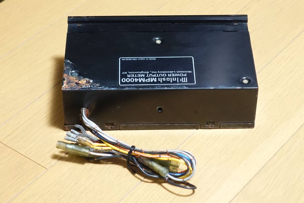 ☆McIntosh MPM4000 綺麗なイルミLED仕様取付説明書(配線図付 ☆McIntosh MPM4000 綺麗なイルミLED仕様取付説明書(配線図付