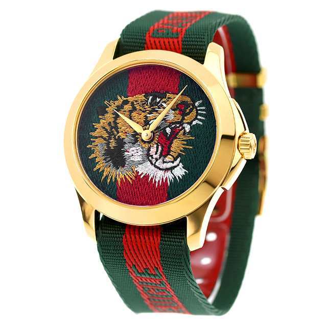 【美品】GUCCI グッチ G-Timeless Ｇタイムレス クォーツ ユニセックス マルチカラー 腕時計