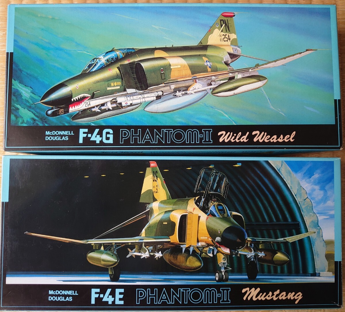 フジミ 1/72 アメリカ空軍戦闘機 マクダネル・ダグラス F-4E ファントムⅡ 'マスタング' / F-4G ファントムⅡ 'ワイルドウィーゼル' 計2機の画像1